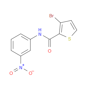 3-bromo-N-(3-nitrophenyl)thiophene-2-carboxamide