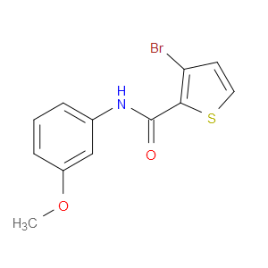 2-Thiophenecarboxamide, 3-bromo-N-(3-methoxyphenyl)-