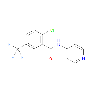 2-Chloro-N-4-pyridinyl-5-(trifluoromethyl)benzamide