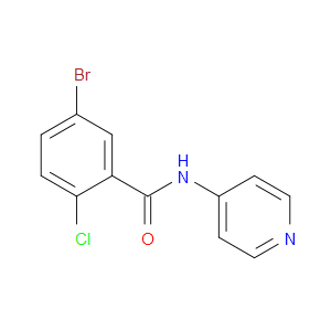 5-Bromo-2-chloro-N-4-pyridinylbenzamide