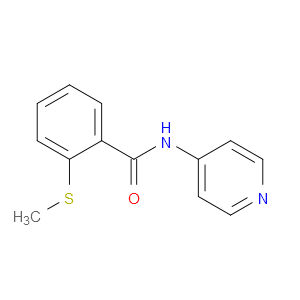 Benzamide, 2-(methylthio)-N-4-pyridinyl-