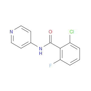 2-Chloro-6-fluoro-N-4-pyridinylbenzamide