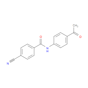 N-(4-Acetylphenyl)-4-cyanobenzamide