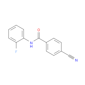 4-Cyano-N-(2-fluorophenyl)benzamide