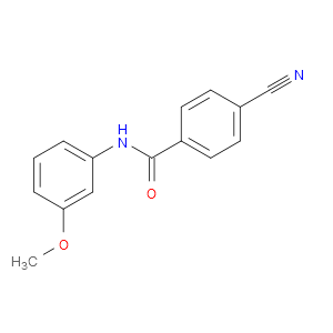 4-Cyano-N-(3-methoxyphenyl)benzamide