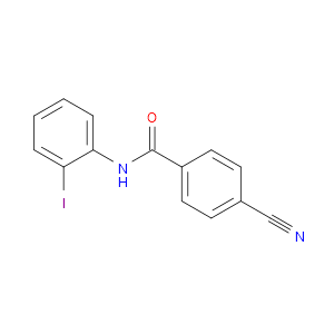 4-Cyano-N-(2-iodophenyl)benzamide
