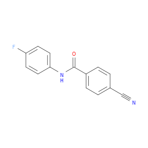 Benzamide, 4-cyano-N-(4-fluorophenyl)-