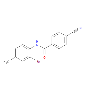 N-(2-Bromo-4-methylphenyl)-4-cyanobenzamide