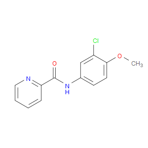N-(3-Chloro-4-methoxyphenyl)-2-pyridinecarboxamide