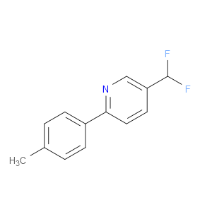 Pyridine, 5-(difluoromethyl)-2-(4-methylphenyl)-