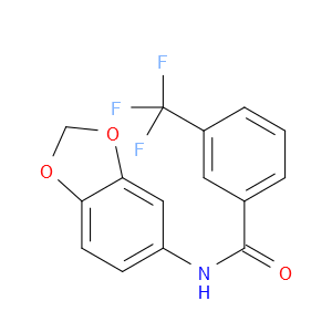 N-1,3-Benzodioxol-5-yl-3-(trifluoromethyl)benzamide