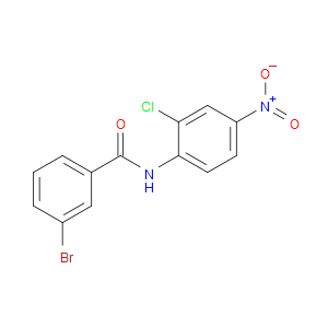 3-bromo-N-(2-chloro-4-nitrophenyl)benzamide