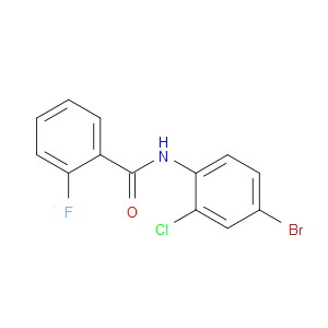 N-(4-Bromo-2-chlorophenyl)-2-fluorobenzamide