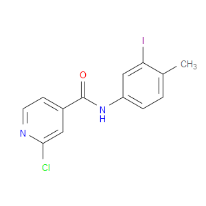 2-Chloro-N-(3-iodo-4-methylphenyl)-4-pyridinecarboxamide