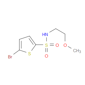 5-Bromo-N-(2-methoxyethyl)-2-thiophenesulfonamide