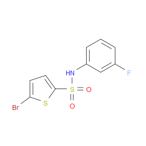 5-Bromo-N-(3-fluorophenyl)-2-thiophenesulfonamide