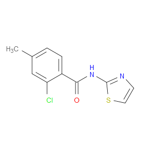 2-Chloro-4-methyl-N-2-thiazolylbenzamide