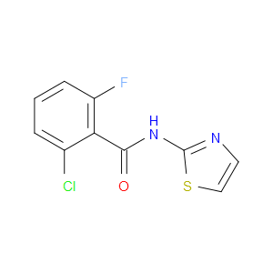 2-Chloro-6-fluoro-N-2-thiazolylbenzamide