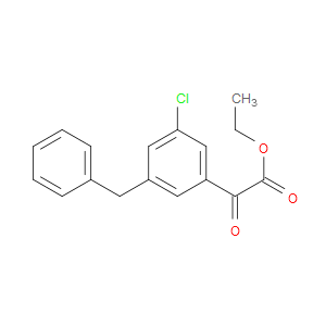 ethyl 2-(3-benzyl-5-chlorophenyl)-2-oxoacetate