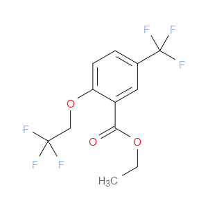 ethyl 2-(2,2,2-trifluoroethoxy)-5-(trifluoromethyl)benzoate