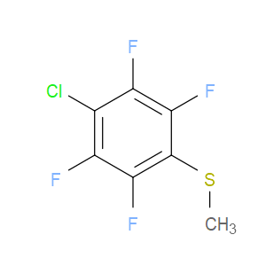 (4-chloro-2,3,5,6-tetrafluorophenyl)(methyl)sulfane