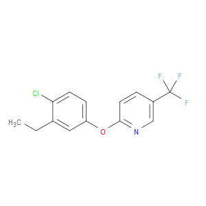 2-(4-Chloro-3-ethylphenoxy)-5-(trifluoromethyl)pyridine