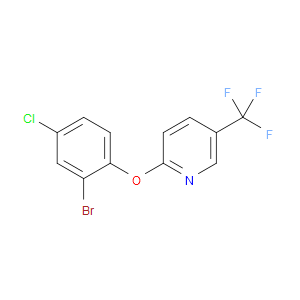 2-(2-Bromo-4-chlorophenoxy)-5-(trifluoromethyl)pyridine