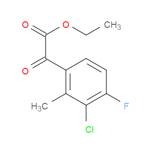 ethyl 2-(3-chloro-4-fluoro-2-methylphenyl)-2-oxoacetate