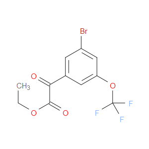 ethyl 2-(3-bromo-5-(trifluoromethoxy)phenyl)-2-oxoacetate