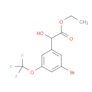 ethyl 2-(3-bromo-5-(trifluoromethoxy)phenyl)-2-hydroxyacetate