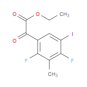 ethyl 2-(2,4-difluoro-5-iodo-3-methylphenyl)-2-oxoacetate