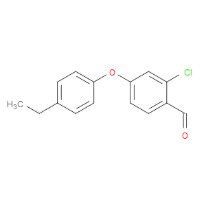 2-Chloro-4-(4-ethylphenoxy)benzaldehyde