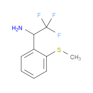 2-(Methylthio)-α-(trifluoromethyl)benzenemethanamine