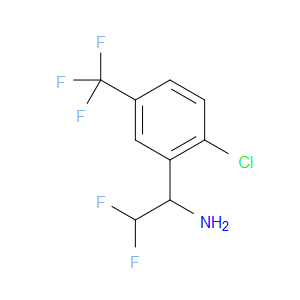 2-Chloro-α-(difluoromethyl)-5-(trifluoromethyl)benzenemethanamine