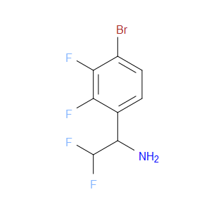 4-Bromo-α-(difluoromethyl)-2,3-difluorobenzenemethanamine