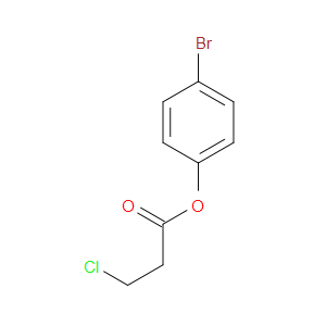 Propanoic acid, 3-chloro-, 4-bromophenyl ester