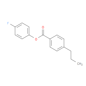 4-Fluorophenyl 4-propylbenzoate