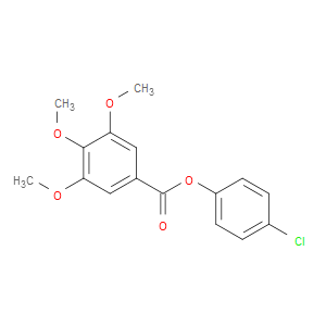 4-Chlorophenyl 3,4,5-trimethoxybenzoate
