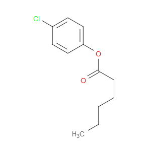 Hexanoic acid, 4-chlorophenyl ester