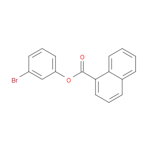 3-Bromophenyl 1-naphthalenecarboxylate