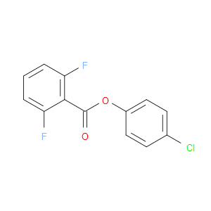 4-Chlorophenyl 2,6-difluorobenzoate
