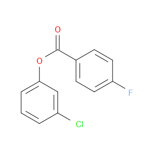 3-Chlorophenyl 4-fluorobenzoate