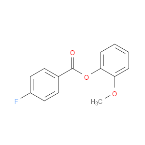 2-Methoxyphenyl 4-fluorobenzoate