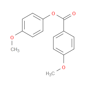 Benzoic acid, 4-methoxy-, 4-methoxyphenyl ester