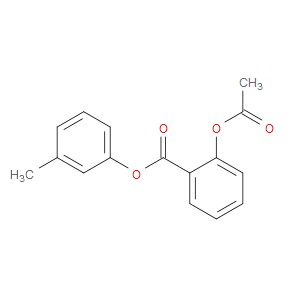Benzoic acid, 2-(acetyloxy)-, 3-methylphenyl ester