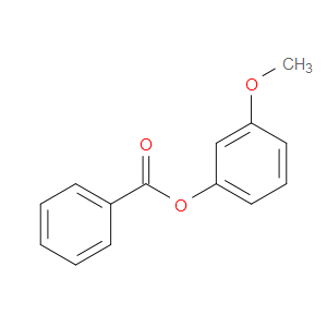 Phenol, 3-methoxy-, 1-benzoate