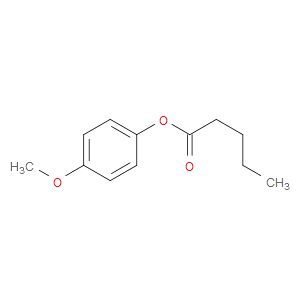 Pentanoic acid, 4-methoxyphenyl ester