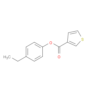 4-Ethylphenyl 3-thiophenecarboxylate