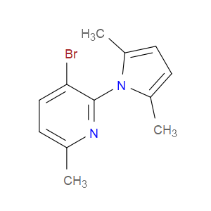 3-Bromo-2-(2,5-dimethyl-1H-pyrrol-1-yl)-6-methylpyridine