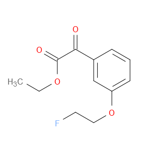 ethyl 2-(3-(2-fluoroethoxy)phenyl)-2-oxoacetate